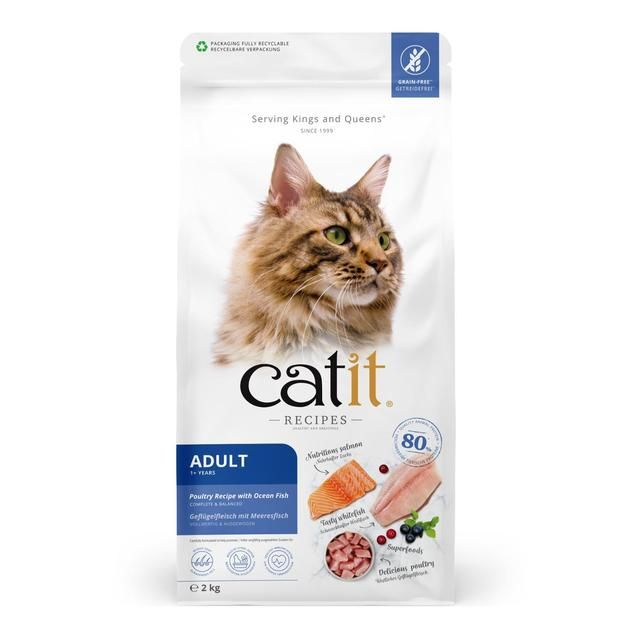 Catit Recipe Dry Adult Oceanfish   2kg GOODS M&S   