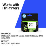 HP 304 XL high yield black ink cartridge (British brand)