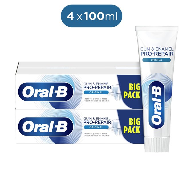 Oral-B Gum & Enamel Original   4 x 100ml