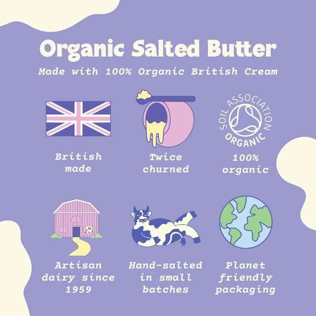 All Things Butter Organic Salted Butter   250g GOODS M&S   