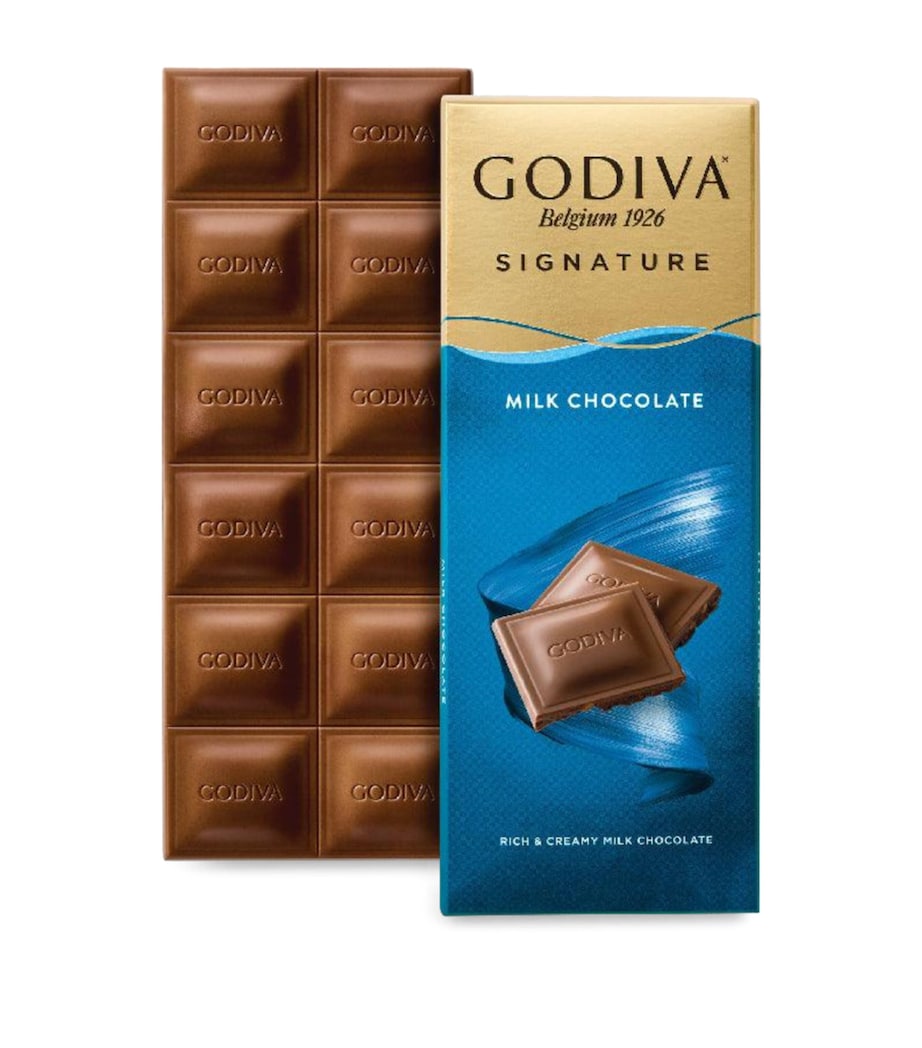 Godiva Milk Chocolate Tablet Bar 90g, UK version