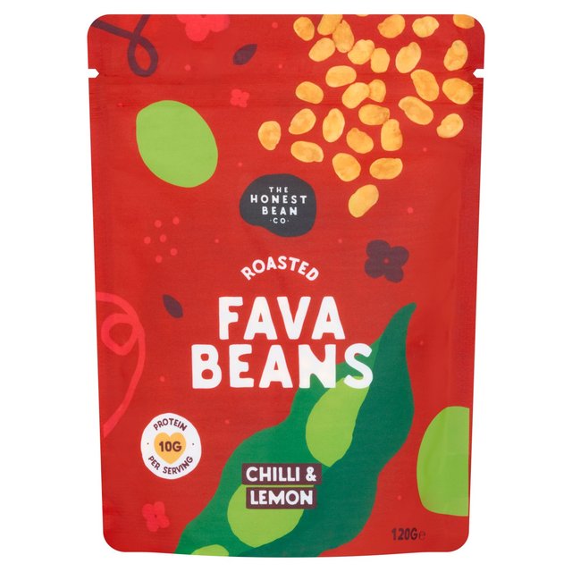 Honest Bean Roasted Fava Beans Chili & Lemon   120g GOODS M&S   