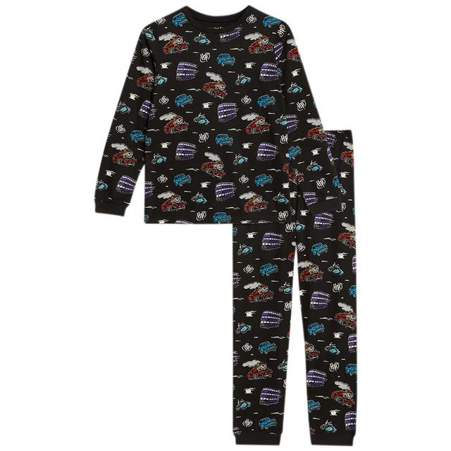 M&S Harry Potter Transport Pyjamas 8-12 Years Navy