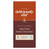 Deliciously Ella Dark Salt Swiss Chocolate   80g GOODS M&S   