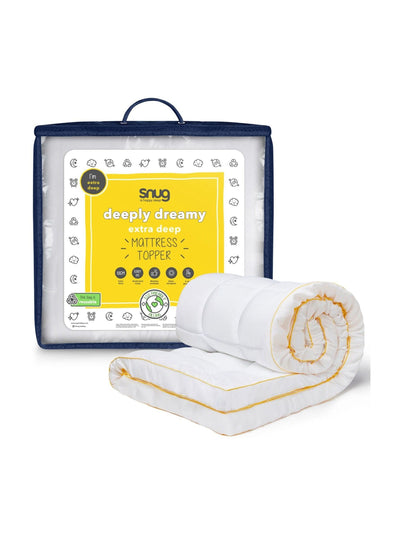 Next Snug White Deeply Dreamy Mattress Topper 10cm- Buy online at McGrocer