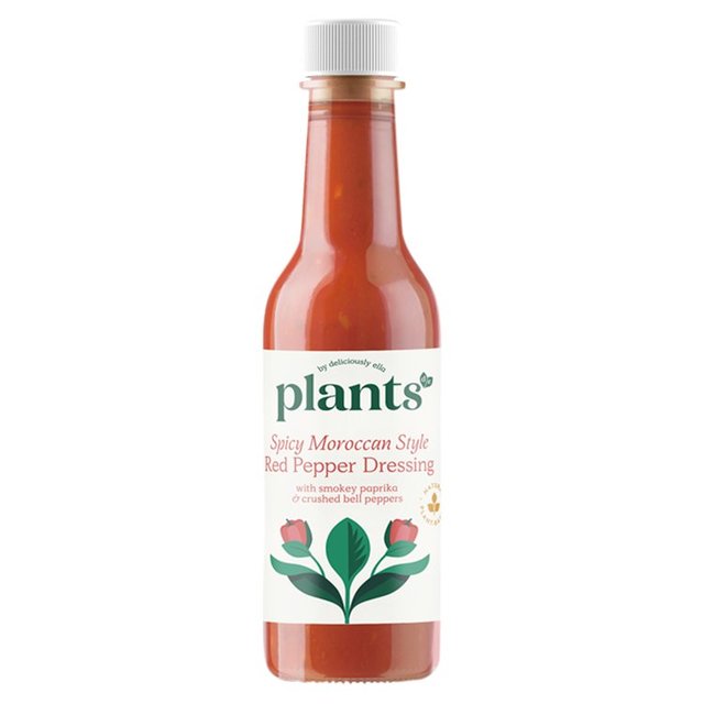 Plants by Deliciously Ella Spicy Moroccan Style Red Pepper Dressing   150ml GOODS M&S   