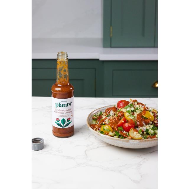 Plants by Deliciously Ella Spicy Moroccan Style Red Pepper Dressing   150ml GOODS M&S   