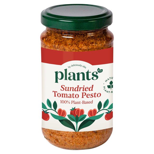 Plants by Deliciously Ella Red Vegan Pesto With Tofu   180g GOODS M&S   