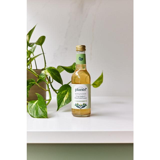 Plants by Deliciously Ella Apple and Elderflower Kombucha   250ml