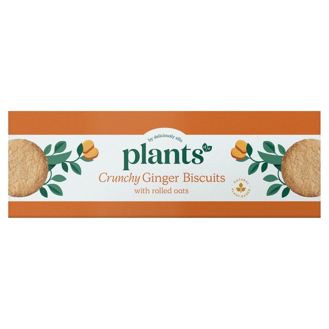 Plants by Deliciously Ella Ginger Biscuits   120g GOODS M&S   