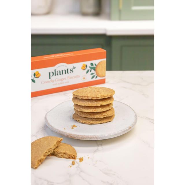 Plants by Deliciously Ella Ginger Biscuits   120g GOODS M&S   