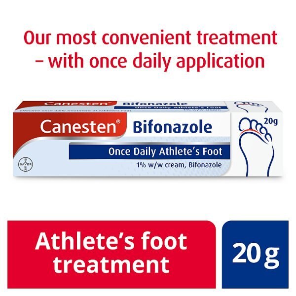 Canesten Bifonazole Once Daily Athletes Foot 1% w/w Cream GOODS Superdrug   