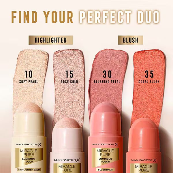Max Factor Miracle Pure Blush Stick Blushing Petal, imported from the UK