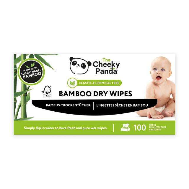 The Cheeky Panda Bamboo Baby Dry Wipes   100 per pack GOODS M&S   