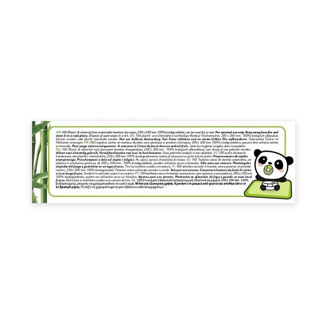 The Cheeky Panda Bamboo Baby Dry Wipes   100 per pack GOODS M&S   