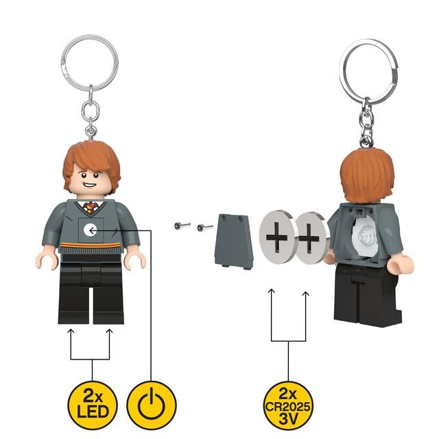 LEGO Stationery Harry Potter Keychain Light - Ron Weasley GOODS M&S   