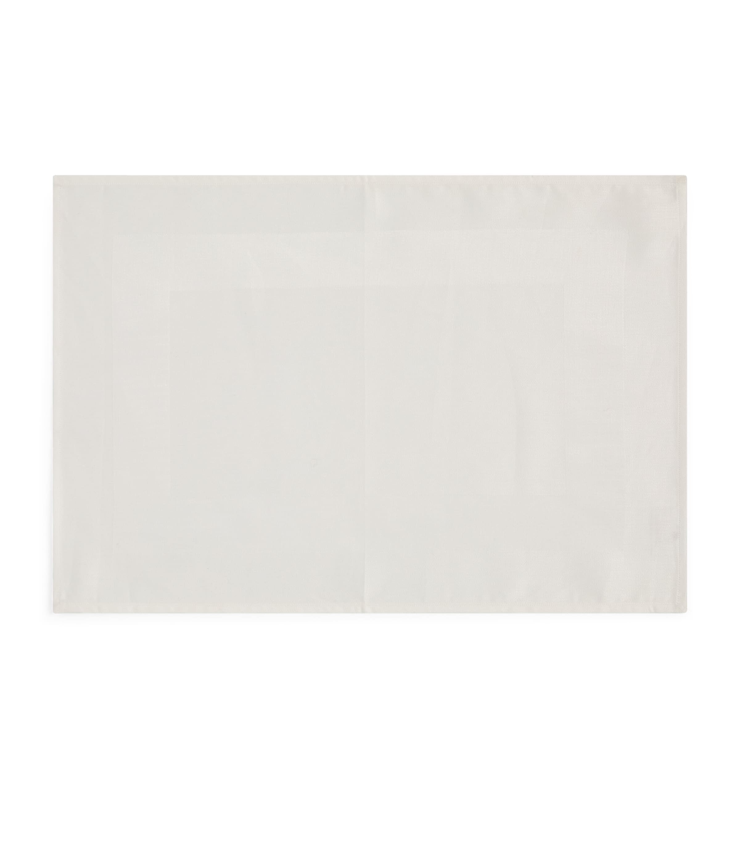 Thomas Ferguson Satin-Trim linen placemat (British brand)
