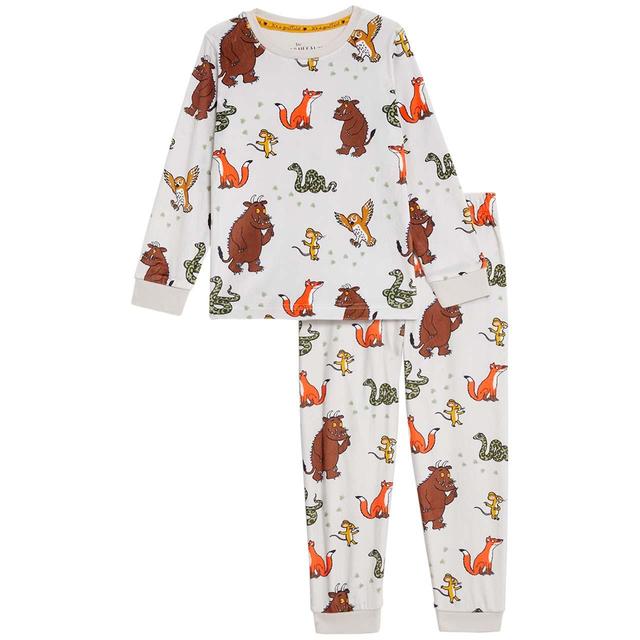 M&S Gruffalo Velour PJ 2-7 Years Ivory GOODS M&S   