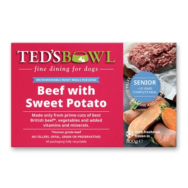 Ted's Bowl Beef with Sweet Potato for Senior Dog   300g GOODS M&S   