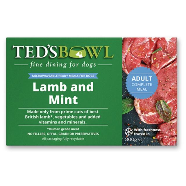 Ted's Bowl Lamb with Mint for Adult Dog   300g