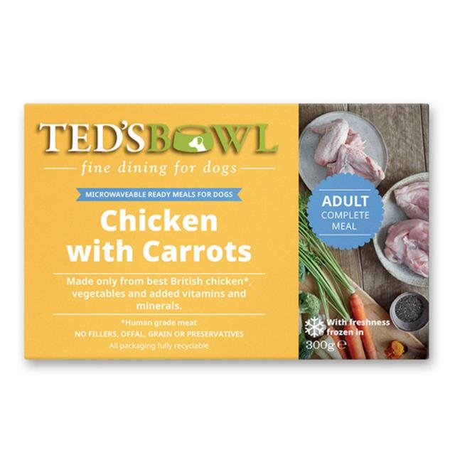 Ted's Bowl Chicken with Carrots for Adult Dog   300g GOODS M&S   