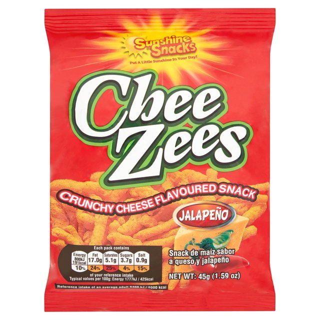 Cheezees Small Jalapeno Flavour   45g GOODS M&S   