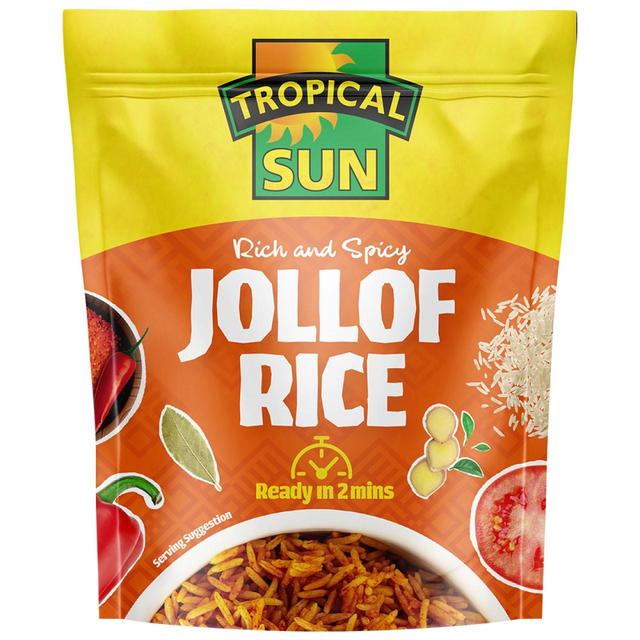 Tropical Sun Microwavable Jollof Rice   250g GOODS M&S   