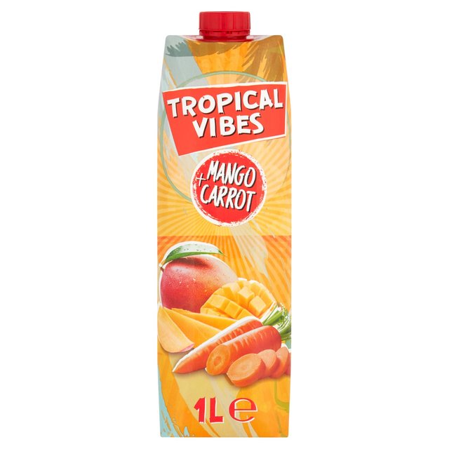 Tropical Vibes Mango & Carrot Juice   1L GOODS M&S   