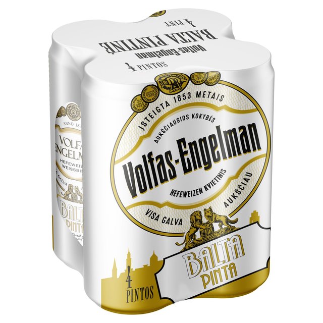 Volfas Engelman Balta Pinta Wheat Beer   4 x 568ml