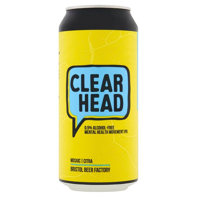 Bristol Beer Factory - Clear Head Alcohol Free IPA   440ml GOODS M&S   