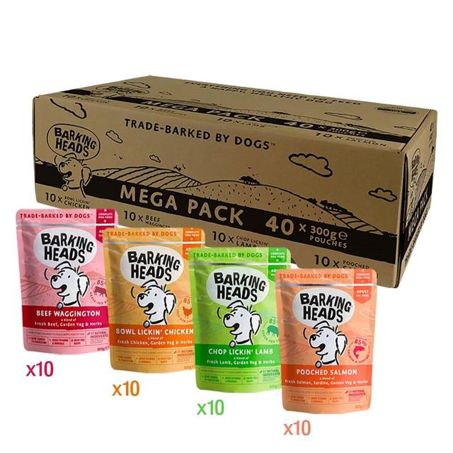 Barking Heads Wet Dog Food Megapack   40 x 300g GOODS M&S   