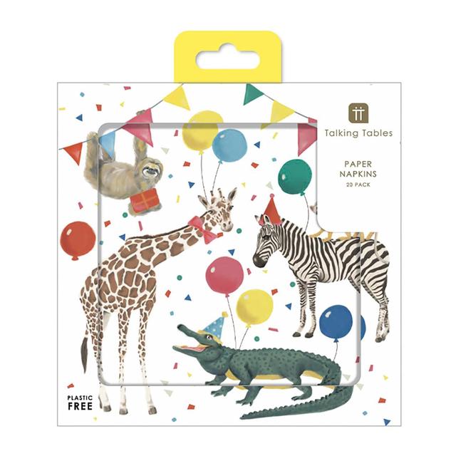 Safari Animal Napkins   20 per pack GOODS M&S   