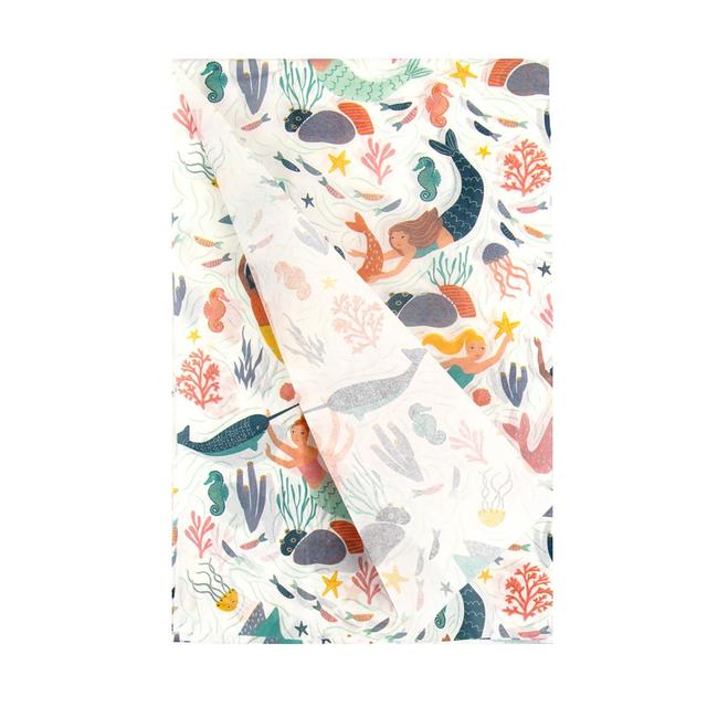 Mermaid Tissue Paper   4 per pack GOODS M&S   