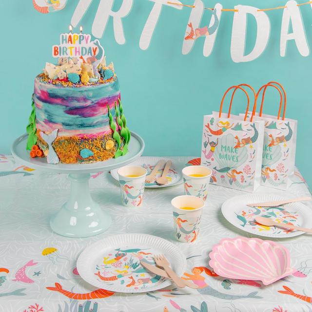 Mermaid Happy Birthday Garland GOODS M&S   