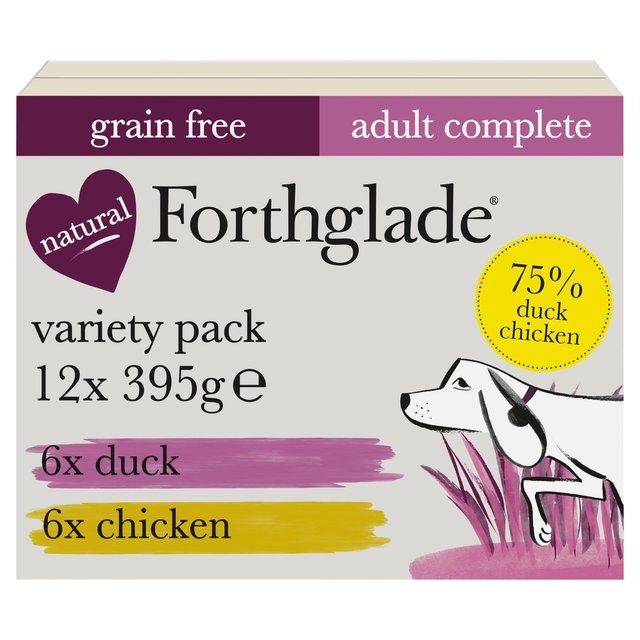 Forthglade Complete Adult Grain Free Duo (Duck & Chicken)   12 x 395g GOODS M&S   