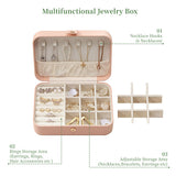 Livingandhome pink jewellery box portable storage, UK version