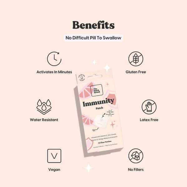 The Patch Brand Immunity Vitamin Patch, 15 patches GOODS Superdrug   