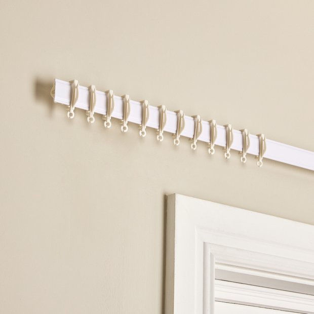 Argos Home white curtain track 120cm, UK version