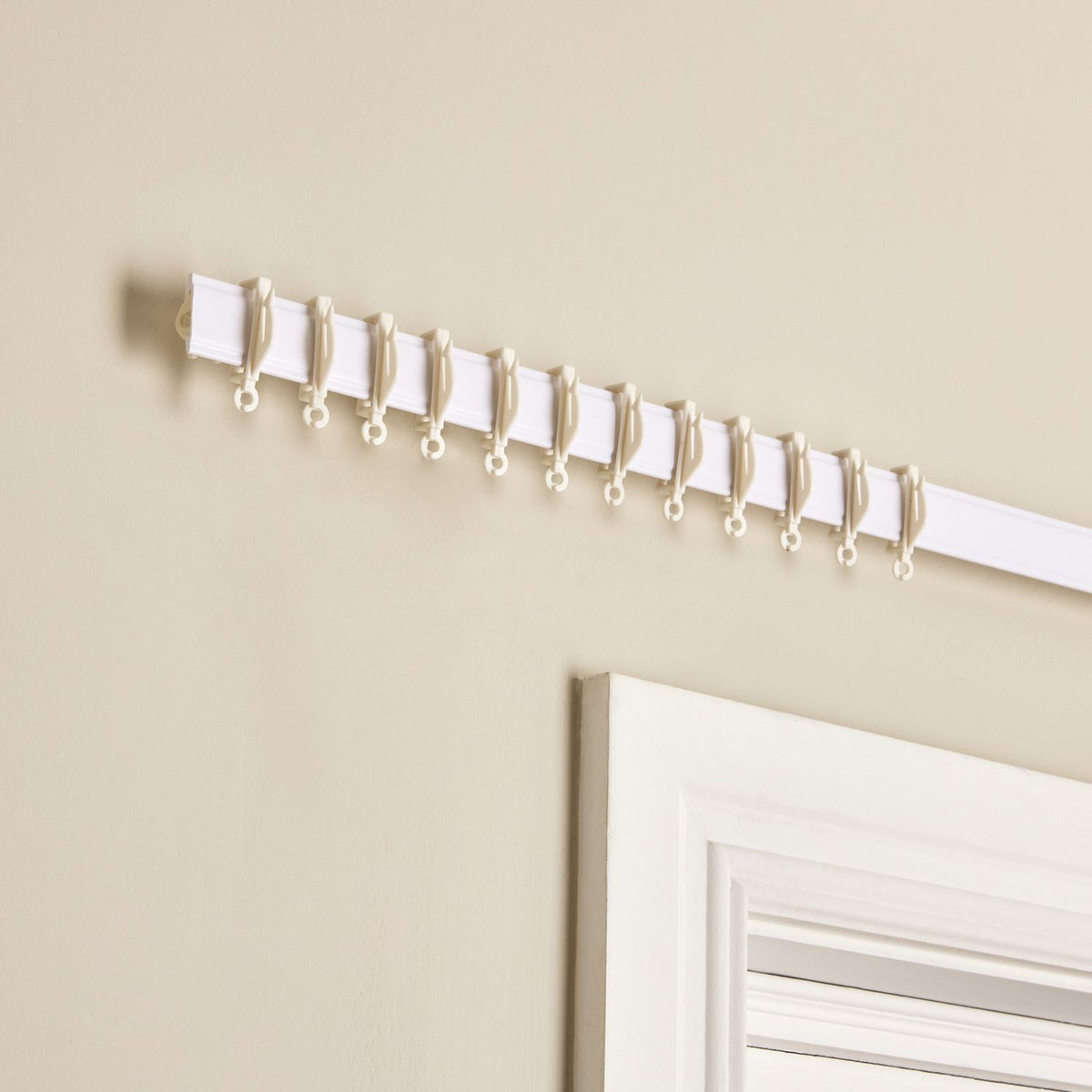 Argos Home white curtain track 240cm, UK version