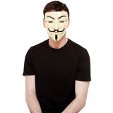 Smiffys Guy Fawkes mask cream with elastic strap - British product