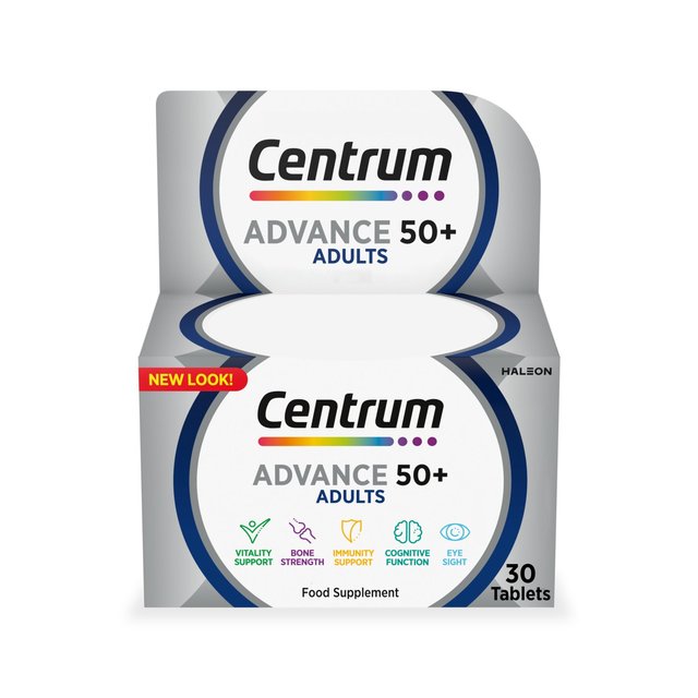 Centrum Advance 50+ Multivitamins & Minerals Tablets   30 per pack GOODS M&S   