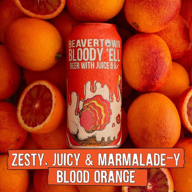 Beavertown Bloody 'Ell Blood Orange IPA 440ml 5.5%   440ml GOODS M&S   