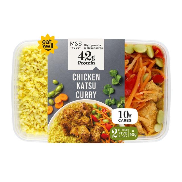 M&S High Protein Chicken Katsu Curry Box   400g GOODS M&S   