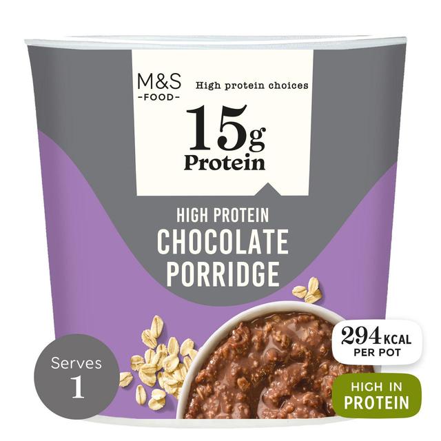 M&S High Protein Chocolate Porridge   80g