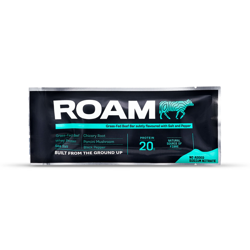 ROAM salt and pepper beef bar 6x45g - British product