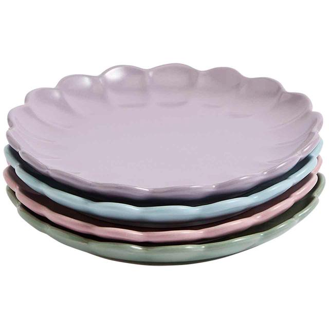 M&S Set Of 4 Scallop Side Plates   4 per pack