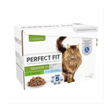 Perfect Fit Cat Pouches Senior 7+ Mixed   12 x 85g GOODS M&S   