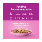 Whiskas Kitten 2-12mths Wet Cat Food Pouches Poultry Feasts in Jelly   40 x 85g GOODS M&S   