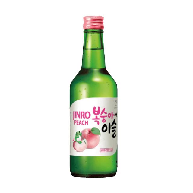 Jinro Peach Soju Korean Spirit Drink    350ml GOODS M&S   