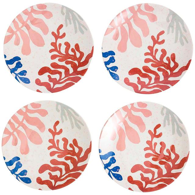 M&S Set Of 4 Summer Resort Side Plates   4 per pack GOODS M&S   